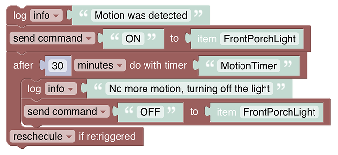 log and command light OFF